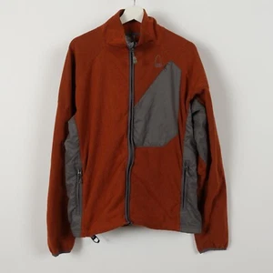 Sierra Designs Jacket Mens Large Burnt Orange Long Sleeve Full Zip Fleece - Picture 1 of 16