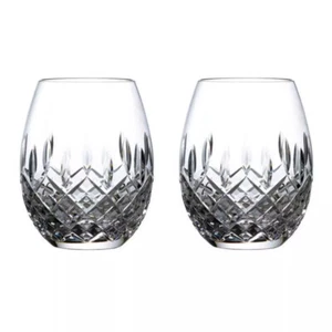 Juego de 2 vasos globo cristal sin tallo Highclere colección R&D Royal Doulton R&D - Imagen 1 de 2