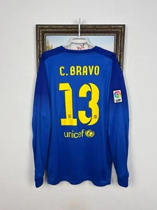 Barcelona Goalkeeper football shirt 2013 Soccer #13 C. Bravo Nike Jersey Mens L - Picture 1 of 20