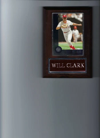 WILL CLARK PLAQUE BASEBALL TEXAS RANGERS MLB   C Cover