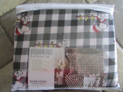 NUEVO JUEGO DE SÁBANAS SNOOPY PEANUTS SNOOPY & WOODSTOCK TAMAÑO COMPLETO DOBLE TAMAÑO Foto 1 de 4