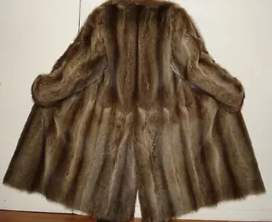Men's Raccoon Top Quality Fur Coat Size 42-44 FREE SHIPPING Excellent Condition - Picture 1 of 7