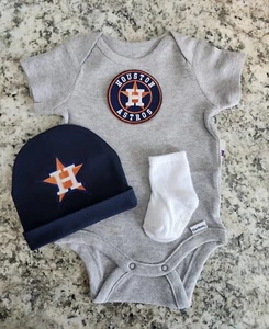 Astros Säugling/Baby Kleidung Astros Baby Geschenk Houston Baseball Baby Geschenk - Bild 1 von 1