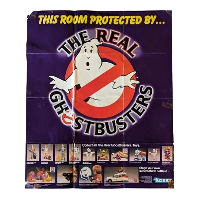 The Real Ghostbusters Poster & Calendar from 1986 Kenner Toys - Image 1 of 4