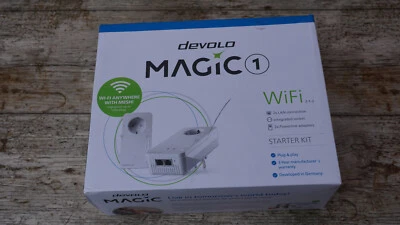 devolo Magic 1 WiFi next Powerline 1200 Mbps Mesh WLAN Verstärker 2x Adapter - Bild 1 von 2