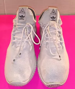 ADIDAS SCARPE DA TENNIS HU x PHARRELL WILLIAMS BIANCHE DA UOMO - TAGLIA 13-B41792 - Foto 1 di 10