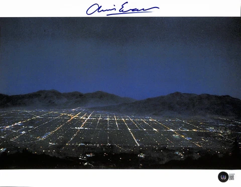 ILM Matte Painter Chris Evans E.T. Signed 11x14 Photo BAS (Grad Collection) Cover