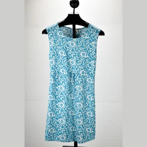 Damen Polyester Sommerkleid Blumen Kordelzug Taille Pull On Größe Junior S - Bild 1 von 10