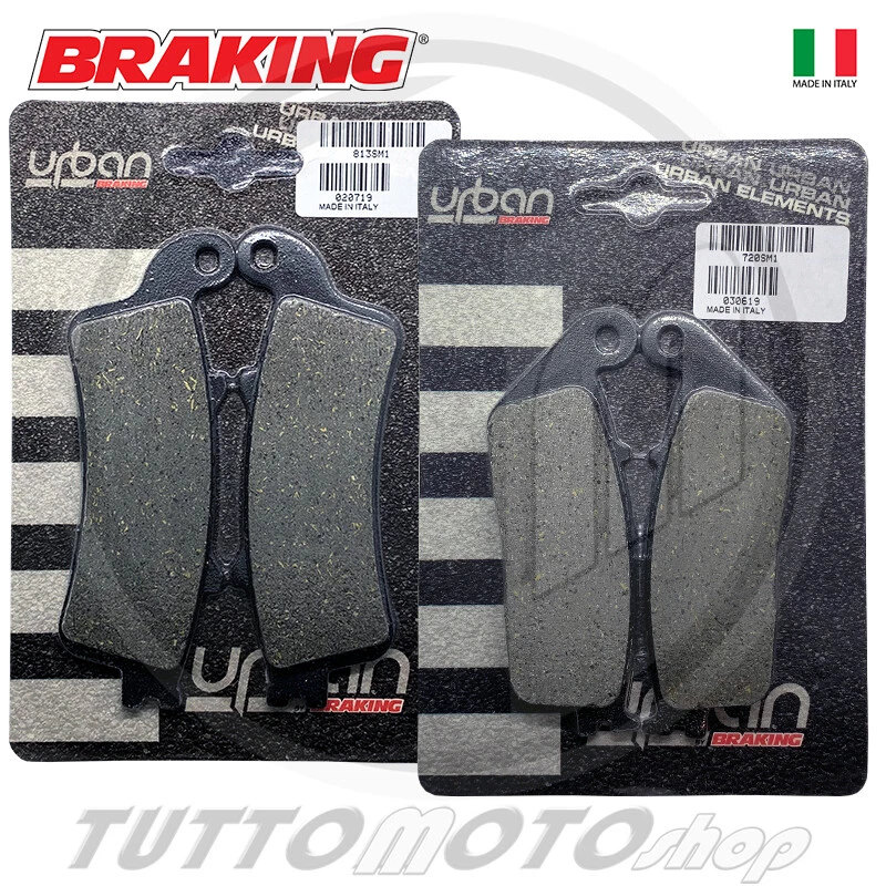 KIT PASTIGLIE FRENO ANT+ POST BRAKING HONDA SILVER WING 600 2001 2002 2003 2004 - Immagine 1 di 1