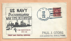 U.S.S.Kennison Erste Tag Postal Service Feb 22,1940 Marine Abdeckung