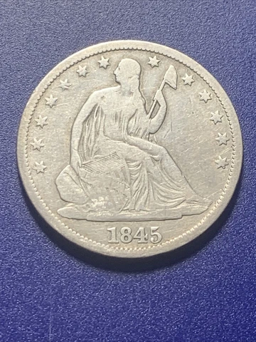 1845-O Seated Liberty Half Dollar Cover