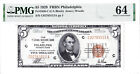 1929 $5 PHILADELPHIA PA Federal Reserve Bank Note Brown National Currency PMG 64