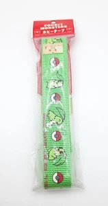 Pokemon vintage Chikorita fabric hobby tape craft ribbon 1" Japan - Picture 1 of 5