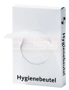 750 Hygienebeutel in Spenderbox aus HDPE Müllbeutel für Damenbinden Tampons - Bild 1 von 3