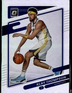2021-22 Donruss Optic #124 Klay Thompson Holo Prizm Golden State Warriors - Picture 1 of 2