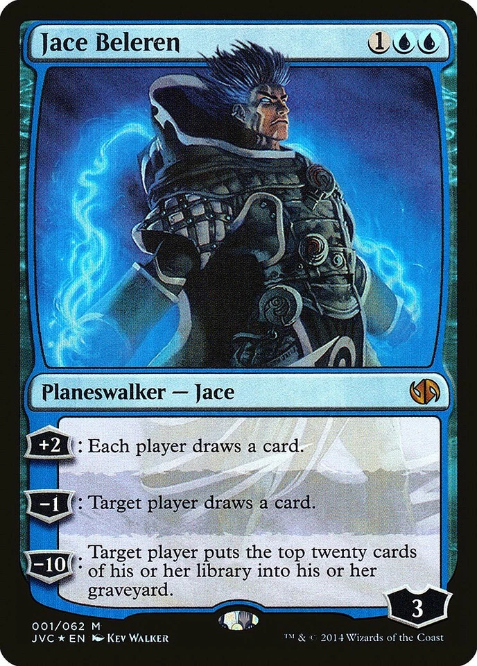 Jace Beleren FOIL Duel Decks Anthology: Jace vs. Chandra PLD CARD ABUGames - Image 1 of 1
