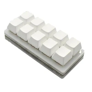 10 Keys Programmable Keyboard W/ Cable Macro keypad For Windows Linux Android g - Picture 1 of 5