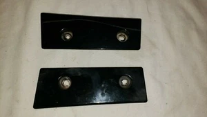 1997-1999 OEM Mitsubishi 3000GT Pair of Spoiler End Caps Black - Picture 1 of 2