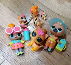 L.O.L. Überraschung Puppe OMG Familie Neon Qt Neon Junge Mädchen Baby Sonnenbrille Trinken Haustiere - Bild 1 von 13
