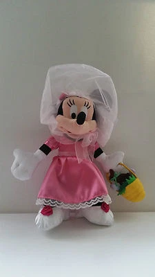 Disney Plüschfigur "MINNIE MAUS" im pinken Kleid die Freundin von Mickey..Neu - Bild 1 von 2