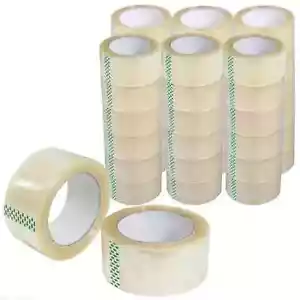 18 Rolls, WONDER-555 Carton Sealing Clear Packing Tape, 2" x 110 Yards - Zdjęcie 1 z 10