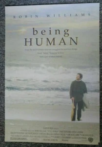 Being Human 1994 Robin Williams John Turturturro Bill Forsyth Póster de una hoja en muy buen estado - Imagen 1 de 1