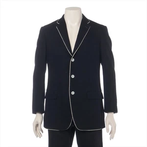 Bottega Veneta Wool Tailored Jacket 50 Men's Black 336279 - Picture 1 of 11