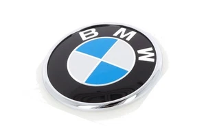 Genuine BMW E46 Cabrio Emblem Roundel Trunk OEM 51137019946 - Picture 1 of 6