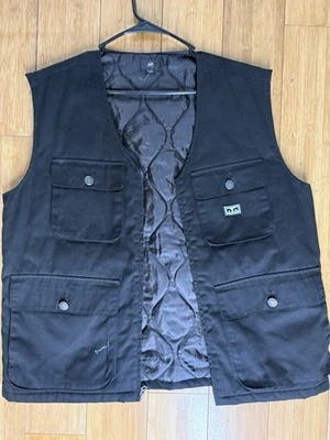 Chaleco negro Obey talla grande Foto 1 de 3