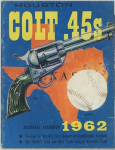 1962 Houston Colt .45s INAUGURAL Official Yearbook FAIR/VG Condition - Picture 1 of 2