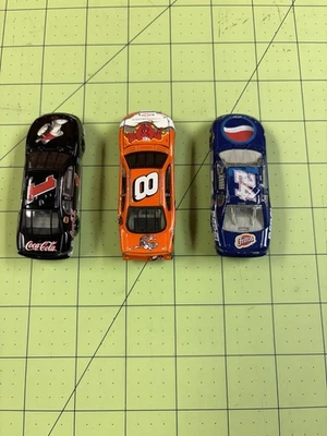 Toy NASCAR Race Cars, Lot Of 3, Coke, Pepsi, Warner Bros. Cartoons Ads, Preowned - Image 1 of 4