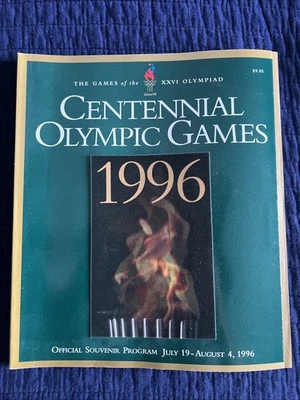Centenario Juegos Olímpicos Atlanta 1996 Programa Oficial de Souvenirs Buen Estado Foto 1 de 4