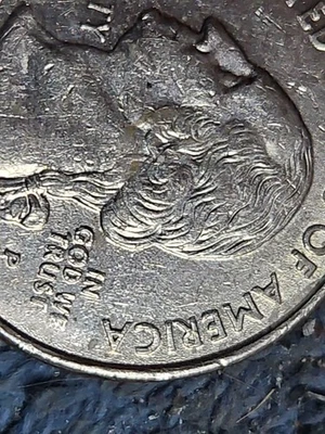 1999 Georgia Quarte With  Extreme Doubling On Obverse And Reverse  Must See - Image 1 of 4
