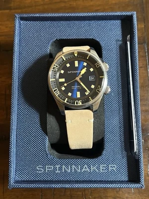 Spinnaker Bradner Blue Dial Brown Leather Strap Men's Watch SP-5062-05 - Image 1 of 4