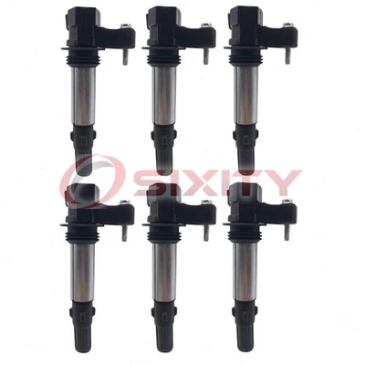 Bobinas de encendido Hitachi de 6 piezas para bujía Buick LaCrosse 2005-2008 3,6 L V6 jr Foto 1 de 4