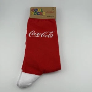 Coca-Cola - Cool Socks Crew Socks NWT Coke Size 8-12 - Picture 1 of 2