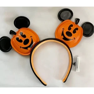 Disney-Parks Minnie Ohren Kürbis Jack O' Lantern Halloween Party Stirnband USA - Bild 1 von 10