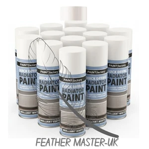 Vernice spray 15x 400ml bianco brillante radiatore asciugatura rapida finitura resistente al calore - Foto 1 di 1