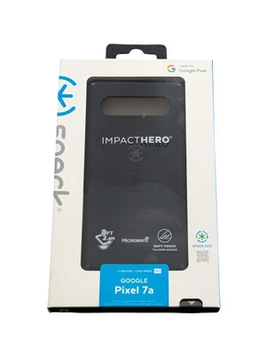B9. Speck - Funda Impact Hero para Google Pixel 7a - Negra/Gris Pizarra Foto 1 de 2