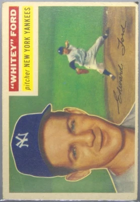 Ford Whitey 1956 Topps Set-Break #240 en muy buena condición-VGEX *GMCARDS* Foto 1 de 3