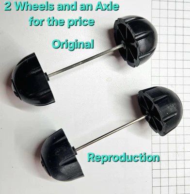 1979 Kenner Droid Factory Reproduction (2) Wheels And (1) Axle - High Quality - Image 1 of 4