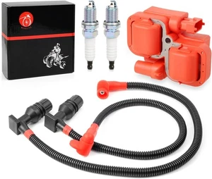 For Polaris Ranger 800 2011 2012-2017 Ignition Coil and Spark Plug w/Wire Cap - Bild 1 von 4