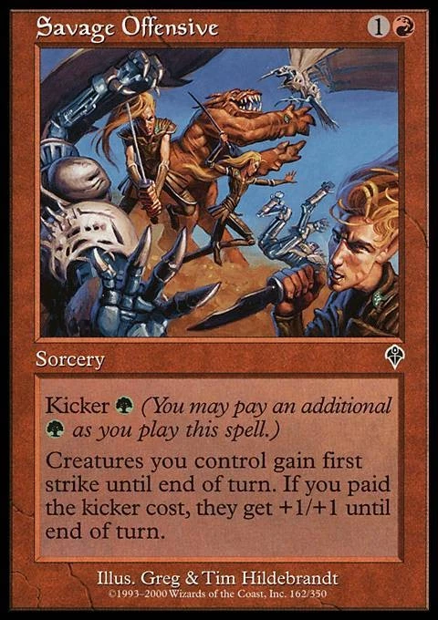 Savage Offensive - Invasion #162/350 MTG Magic The Gathering - Image 1 of 1
