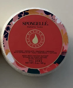 Spongelle Papaya Yuzu Body Wash Buffers/Sponges New - Picture 1 of 3