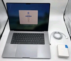 Apple MacBook Pro 16" 2021 M1 Pro 10C CPU 16C GPU 32GB RAM 512GB SSD 86% BH - Bild 1 von 18