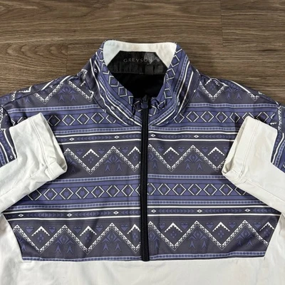 Greyson Golf Pullover Jacket Comanche 1/4 Zip Aztec Indian Men’s Size Medium - Image 1 of 4