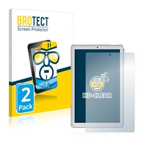 2x Display Schutz Folie für Yotopt G12 10.1" Zubehör Transparent - Photo 1/6