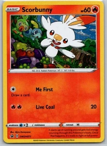 Scorbunny - SWSH071 Promo SWSH: Sword & Shield Promo Cards NM - Picture 1 of 2