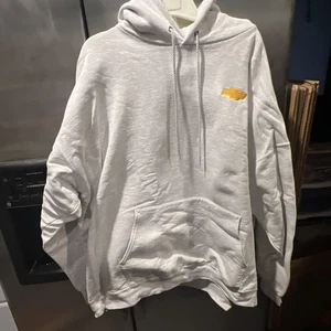 Chevrolet Sudadera con Capucha Gris Pullover Pajarita Logo GM Auto Apparel Unisex 2XL - Imagen 1 de 8