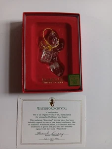 Vintage Waterford Kristall Ornament Cherub mit Harfe 12980 mit Box, Zertifikat  - Bild 1 von 5